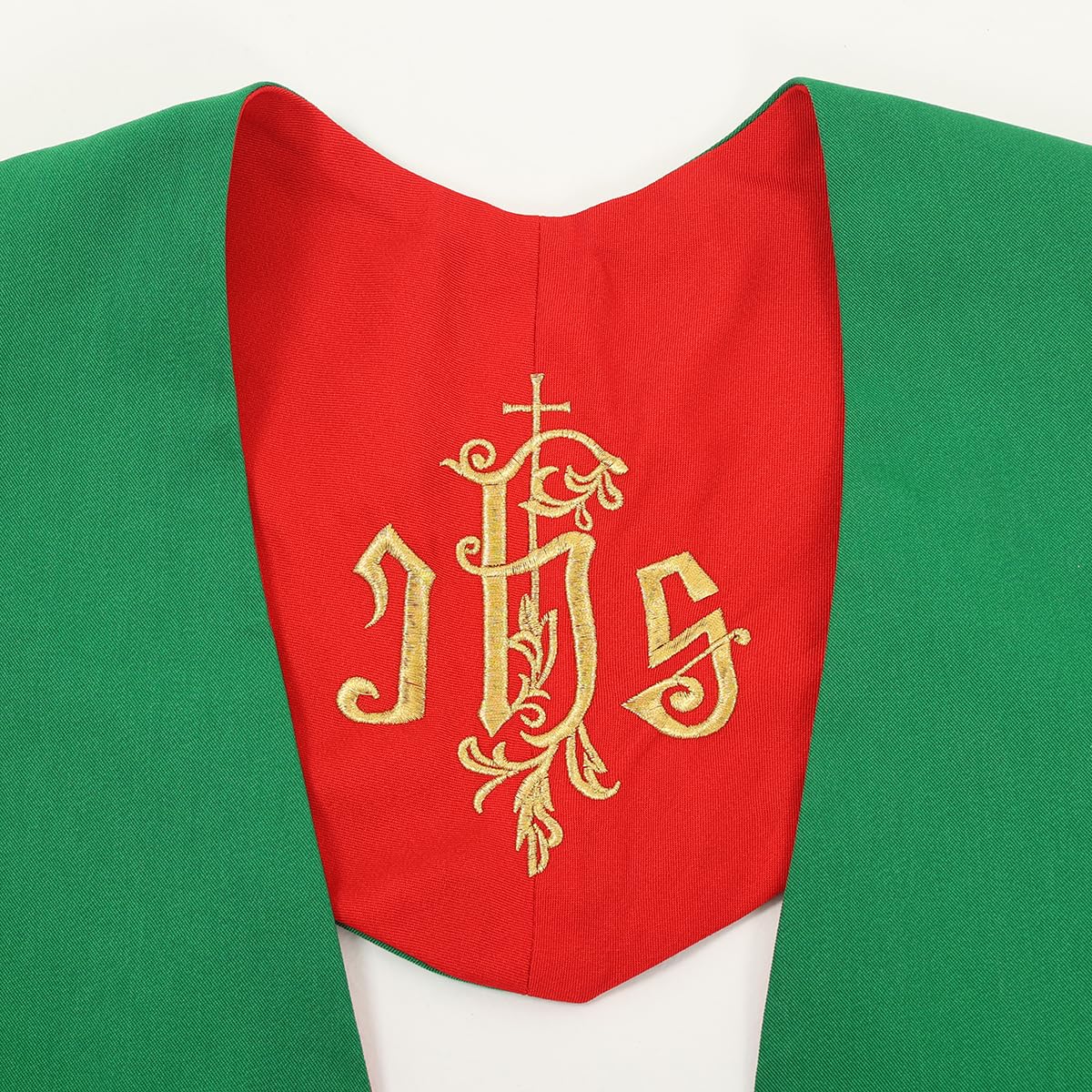 BLESSUME Eglise Réversible Étole avec Agneau de Dieu Broderie