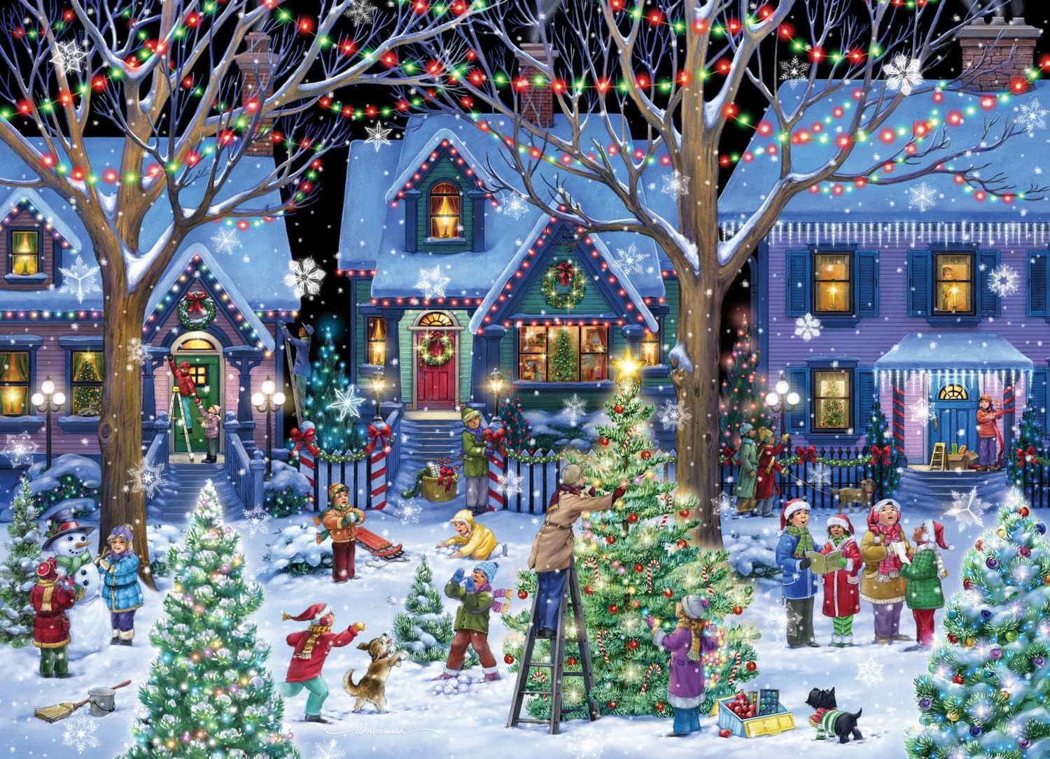 Christmas Cheer Jigsaw Puzzle Advent Calendar 1000 Pieces