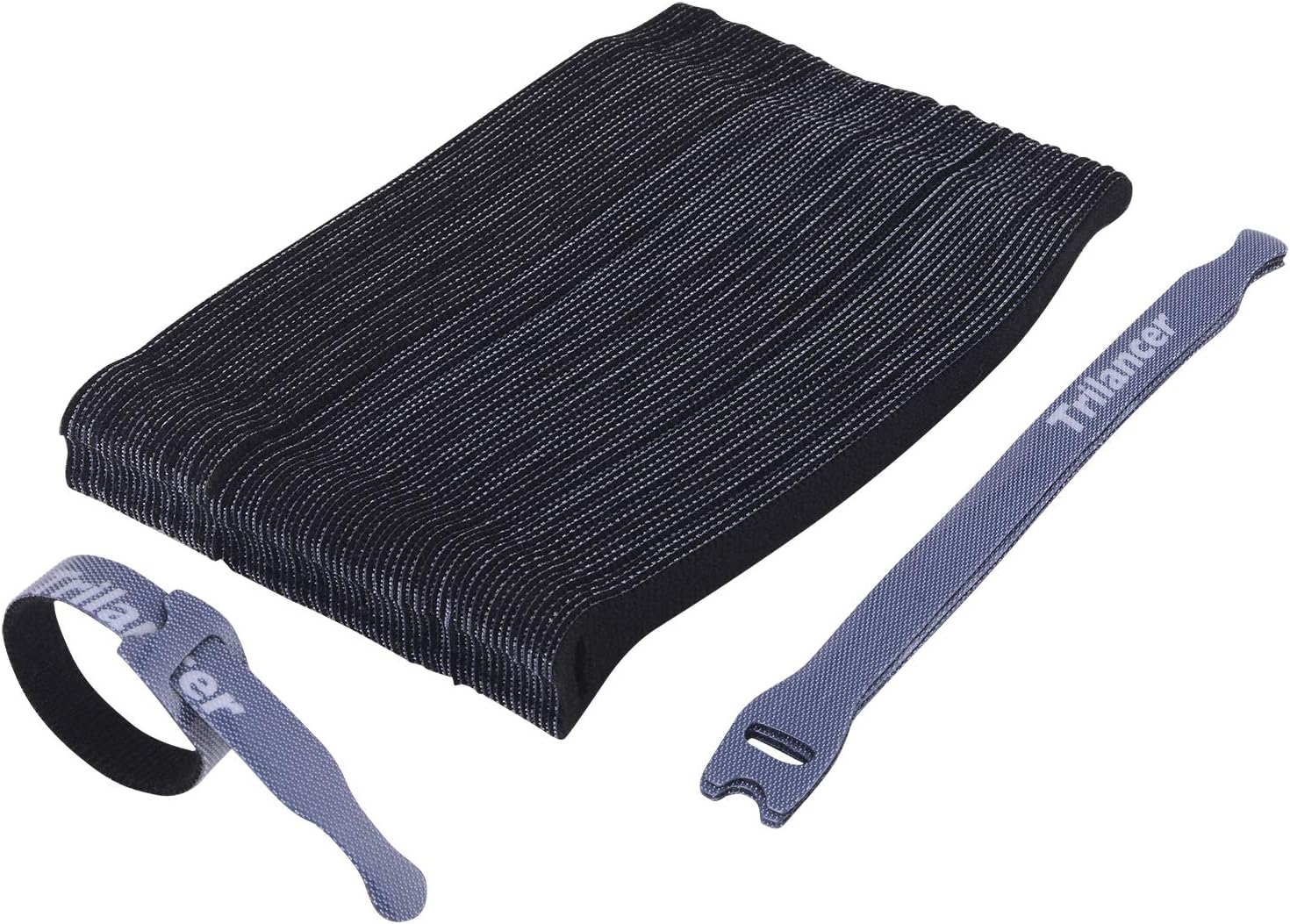 - Reusable Cable Straps Wire Ties, Pack of 50 Adjustable Cord Fastener Cable Organizer, 8 Inches (Black)