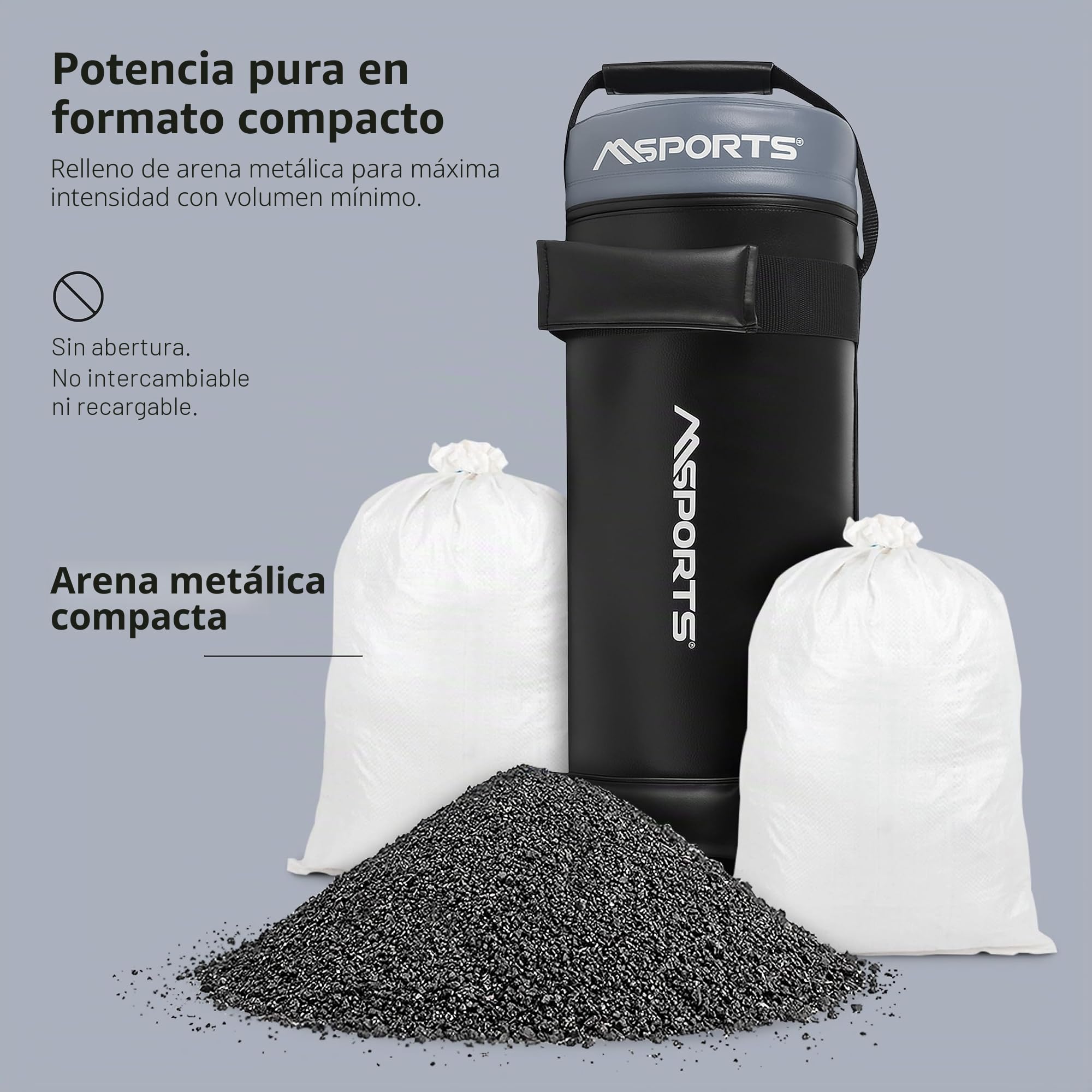 Msports - Saco de arena para entrenamiento funcional, 5-30 kg