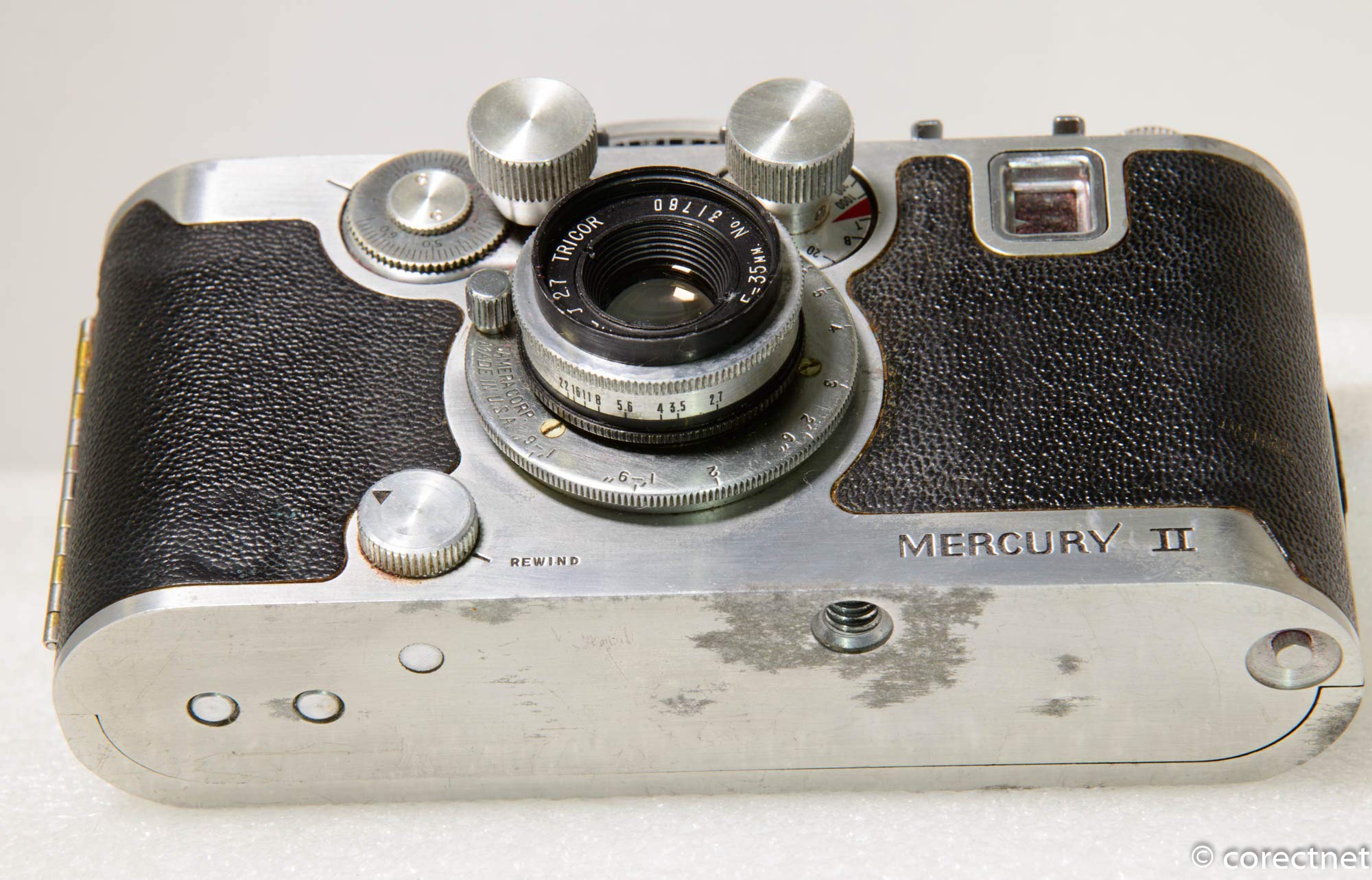 フィルムカメラ MERCURY II (ModelCX) TRICOR 35mm F3.5 Good Mercury II Model CX w/ Universal Tricor 35mm f/2.7 Made