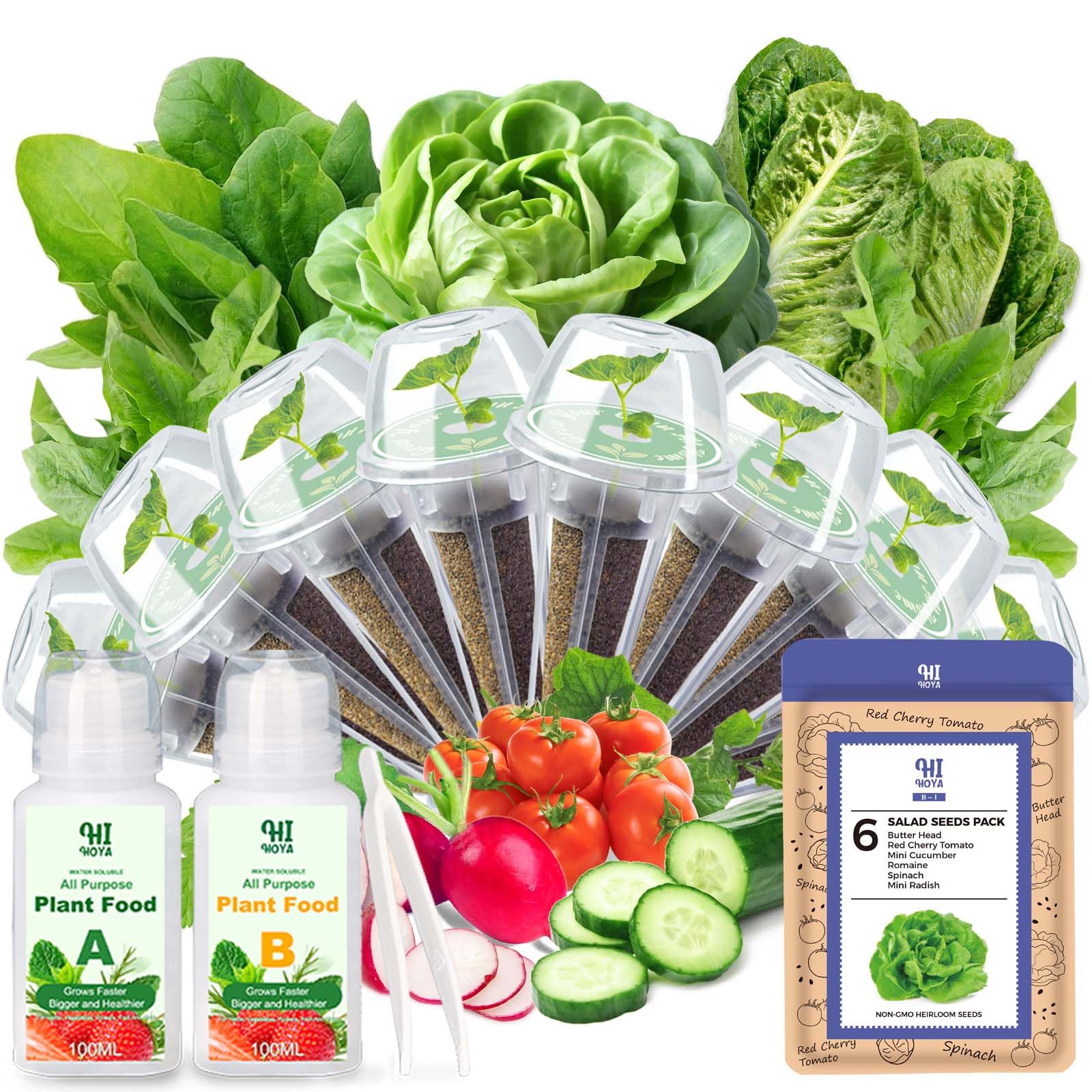 HiHOYA Salad Seed Pod Kit