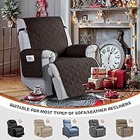 Vista 4 de VANSOFY Fundas 100% Impermeables para Silla Reclinable, Funda para Silla Reclinable Antideslizante para Perros, Protector de Muebles Lavable