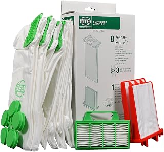 SEBO 6695AM Service Box for K Series Vacuum with 8 Filter Bags, Exhaust Filter and Pre-Motor Microfilter
