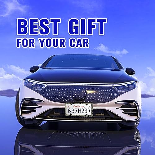 Miniatura 5 de Marco de matrícula con mapa topográfico dorado, patrón de línea, soporte de accesorios de acero inoxidable con tornillos para mujeres y hombres, 6 x