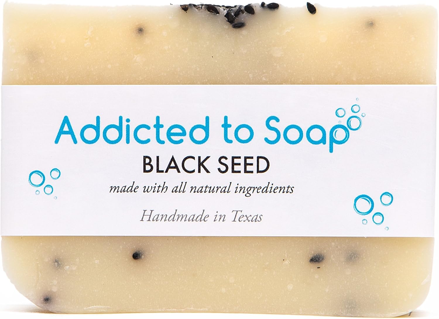 Addicted to Soap Black Seed Oil Soap Premium Cold Pressed Black Cumin Seed Oil