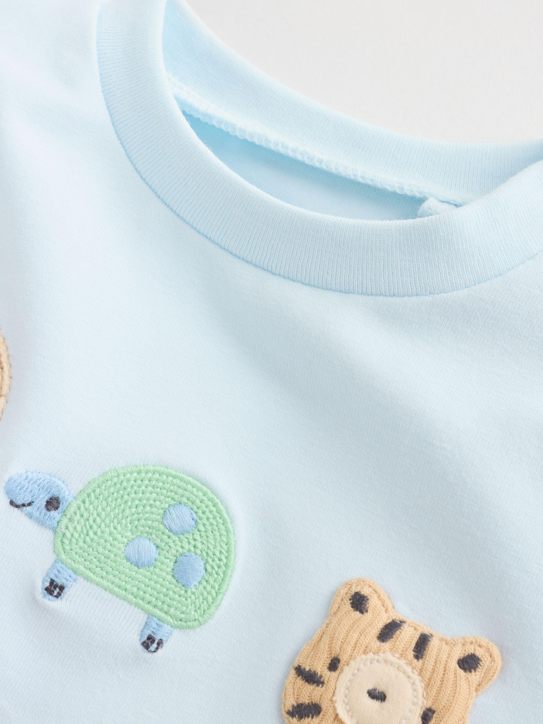 NEXT Baby Jungen Baby-Oberteil & Leggings, 6-teiliges Set
