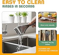 Vista 6 de Exprimidor de limón de metal resistente, exprimidor manual de cítricos para lima y naranjas pequeñas, revestimiento de esmalte resistente a