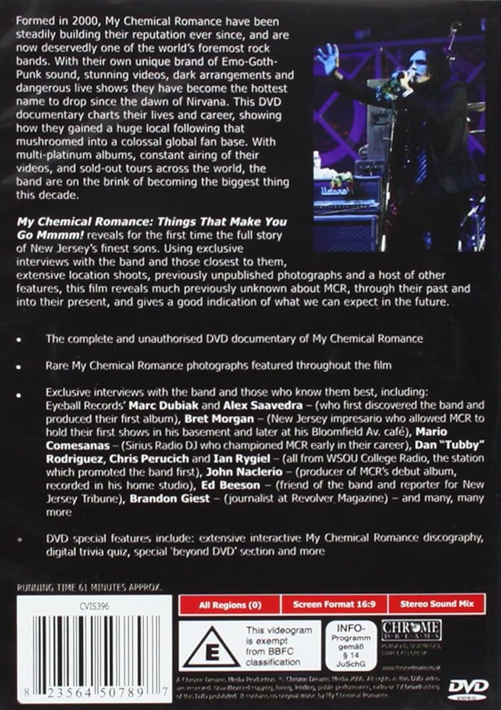 マイケミ things that make you go mmmm! DVD マイケミ things that make you go mmmm! DVD My Chemical