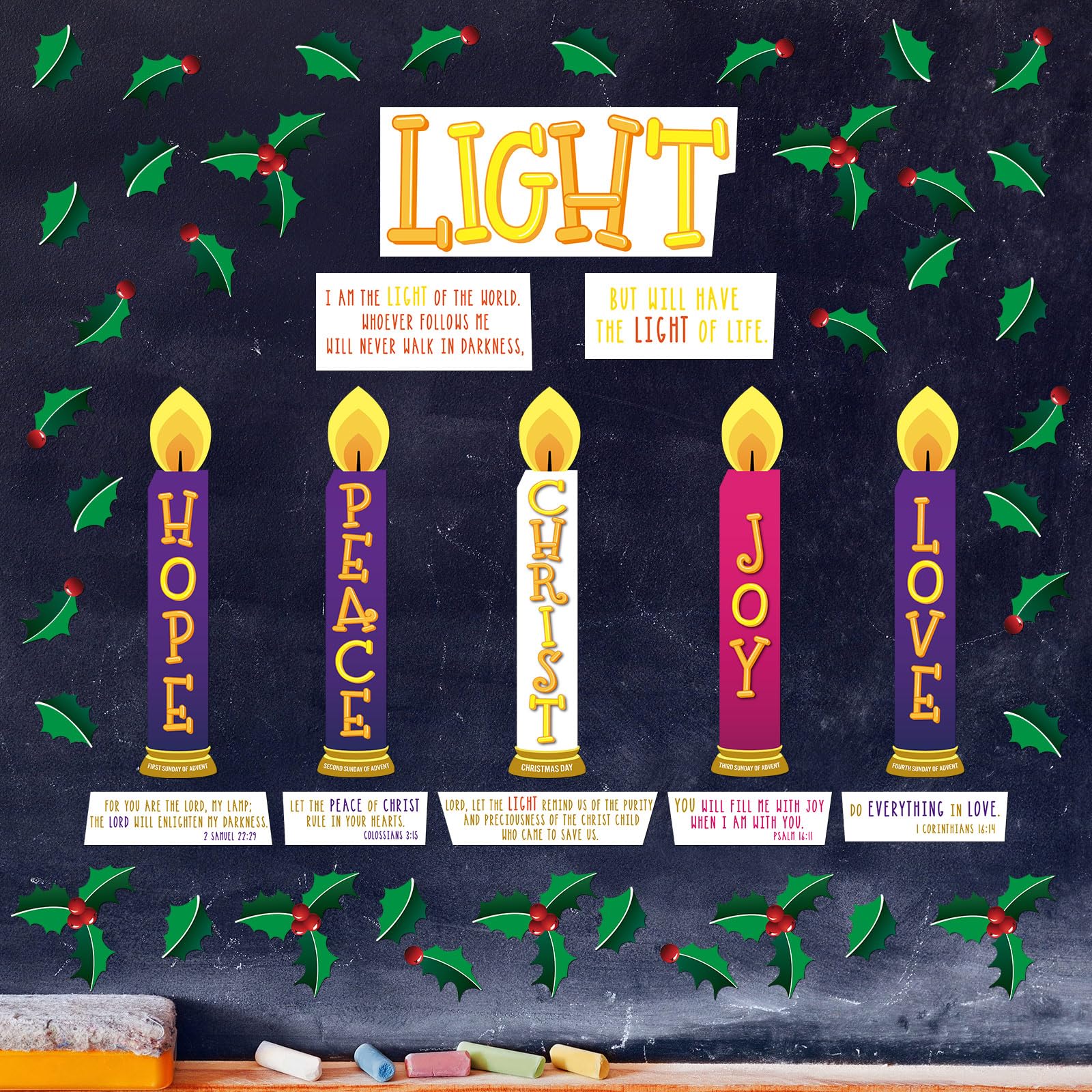 Amazon.com : Fulmoon 31 Pieces Christmas Bulletin Board Decor Advent Candle Cutout Christmas Love Hope Joy Peace Jesus Cutout with Glue Point Dots Religious Advent Decor for Classroom Activities : Office Products amazon-com-fulmoon-31-pieces-christmas-bulletin-board-decor-advent-candle-cutout-christmas-love-hope-joy-peace-jesus-cutout-with-glue-point-dots-religious-advent-decor-for-classroom-activities-office-products
