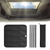 Econour RV Skylight Window Shade | RV Sunroof Shade Cover for Camper Trailers | Foldable Magnetic Sunshade for Harmful UV Rays and Heat | 3-Layered Reflective and Waterproof Material (16.25
