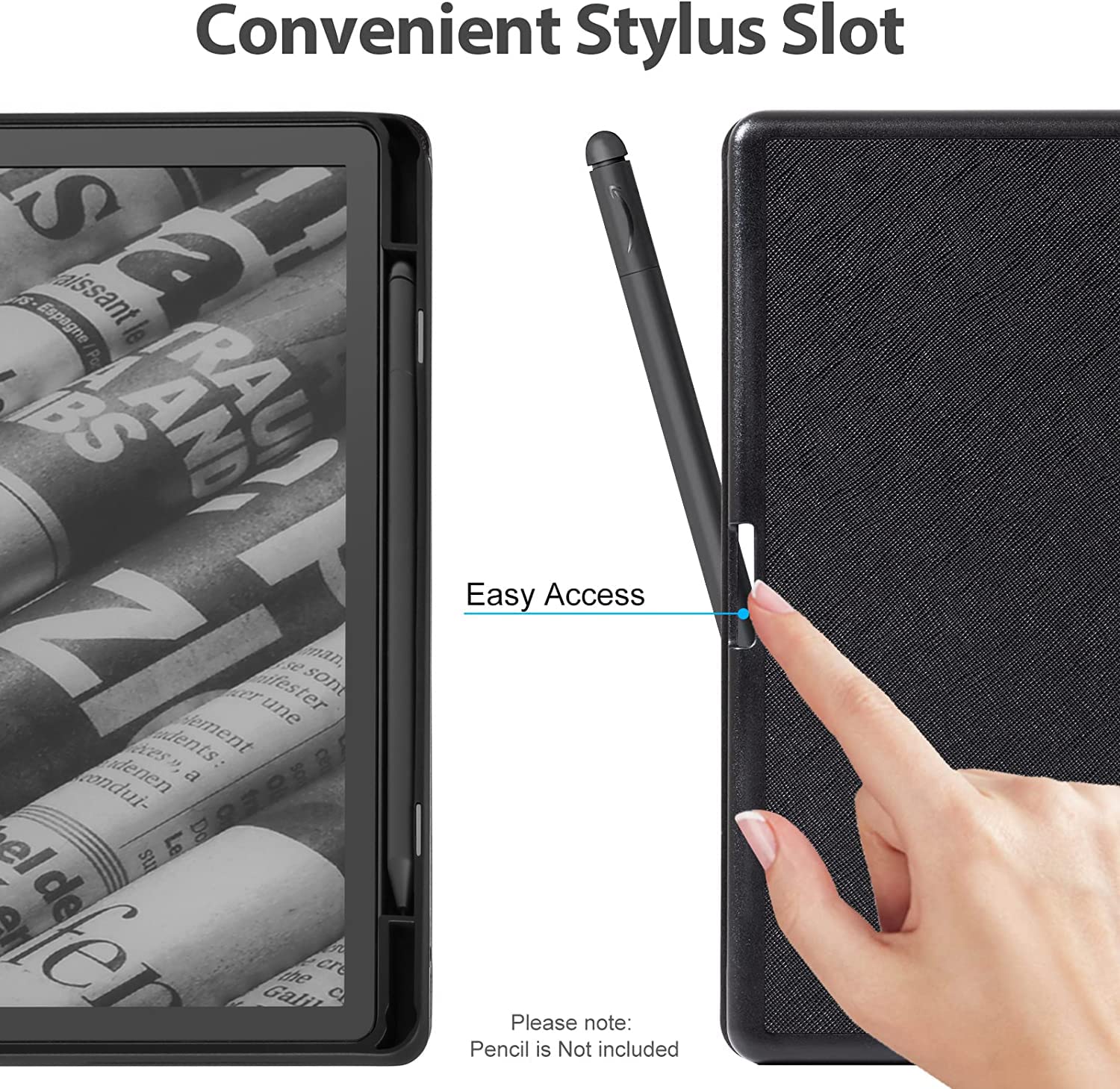 DTangLsm - Schutzhülle für Kindle Scribe 10,2 Zoll 2022, Release Premium-Lederhülle für Kindle Scribe 10,2 Zoll (25,7 cm), Schutzhülle für Kindle Scribe 2022, Schutzhülle mit Standfunktion