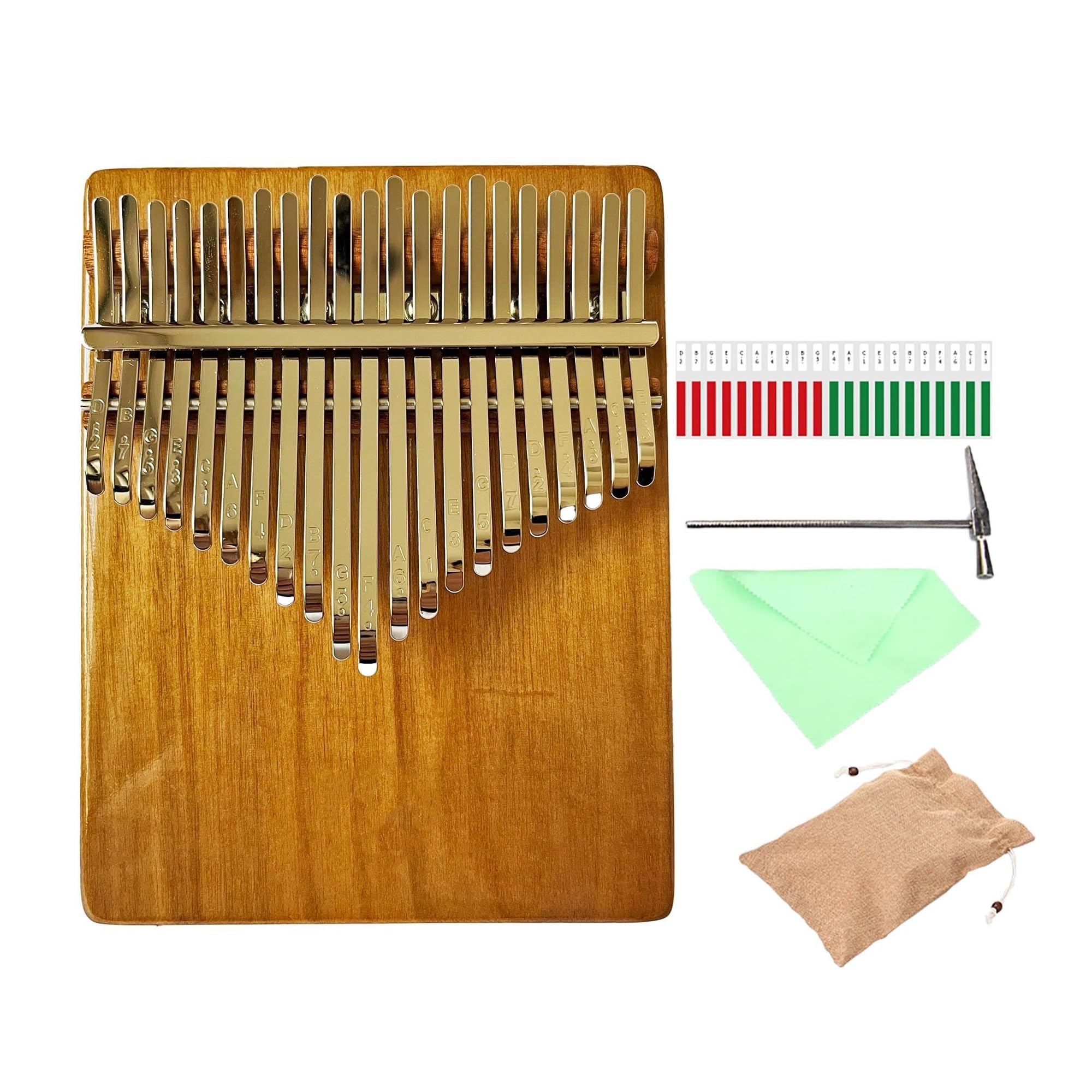 21 Lub 17 Orzechów Włoskich Kalimba Palisander Jest Odpowiedni Dla Początkujących(Walnut21 keys)