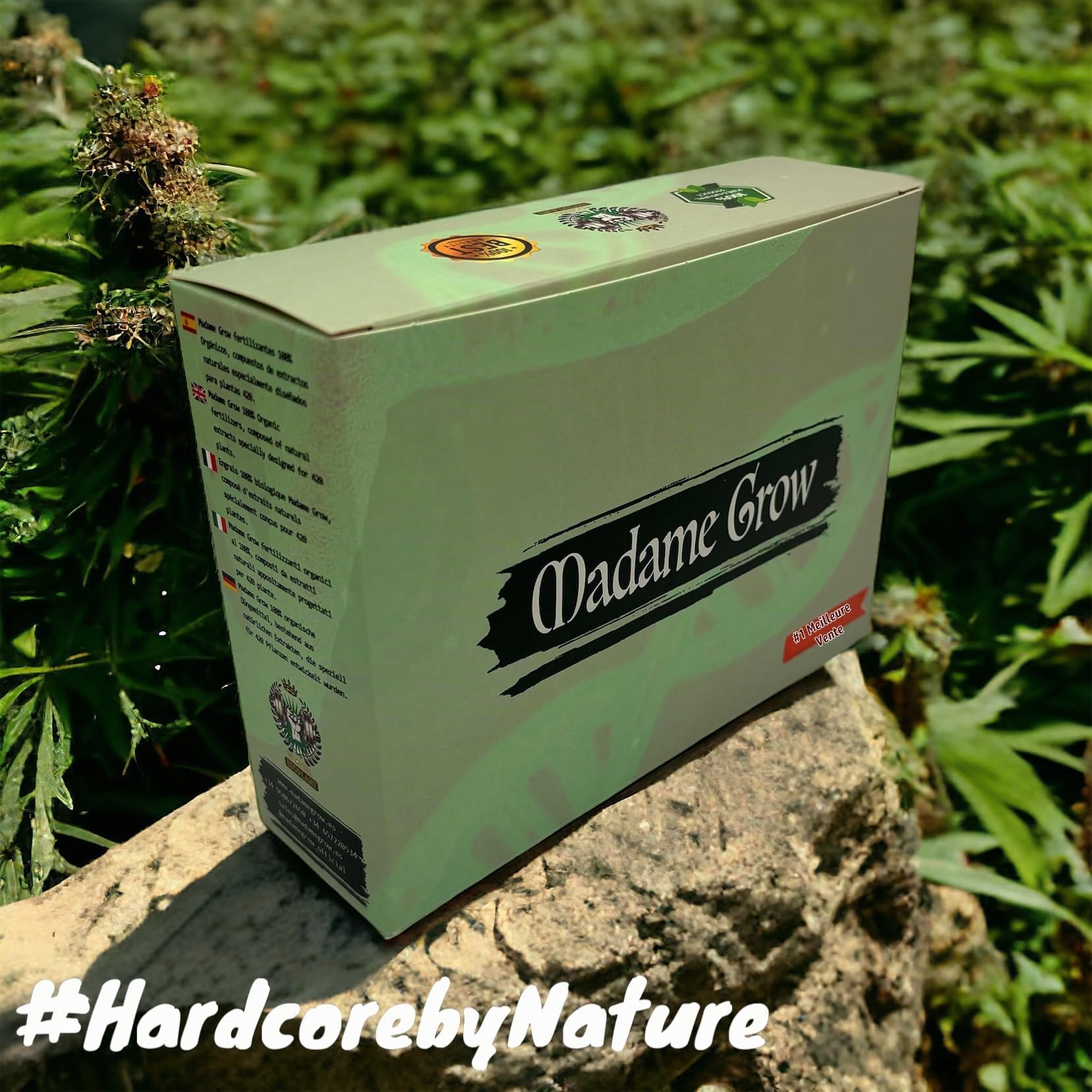 Madame Grow Kit Engrais Organique 3x250ml – Croissance et Floraison, Growth Accelerator, Jamaican Bloom, Sweet Lolita Soil, Fertilisant Plantes, Développement Racinaire, Culture Intérieur Extérieur
