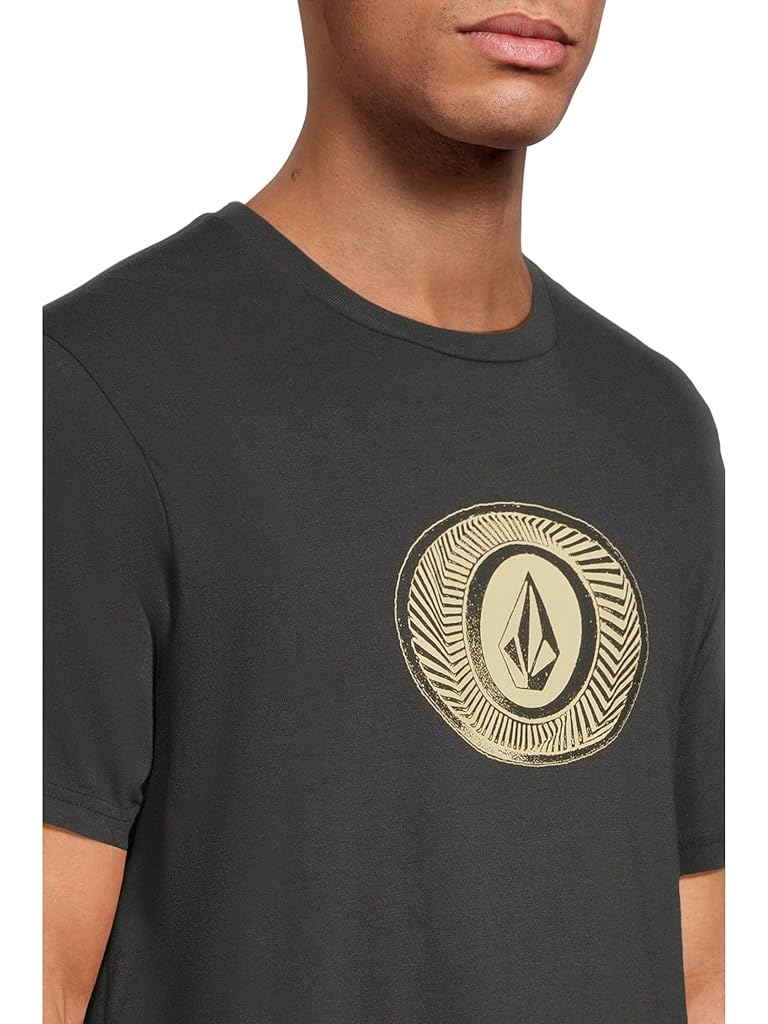 Black Volcom Buckel Up Tee