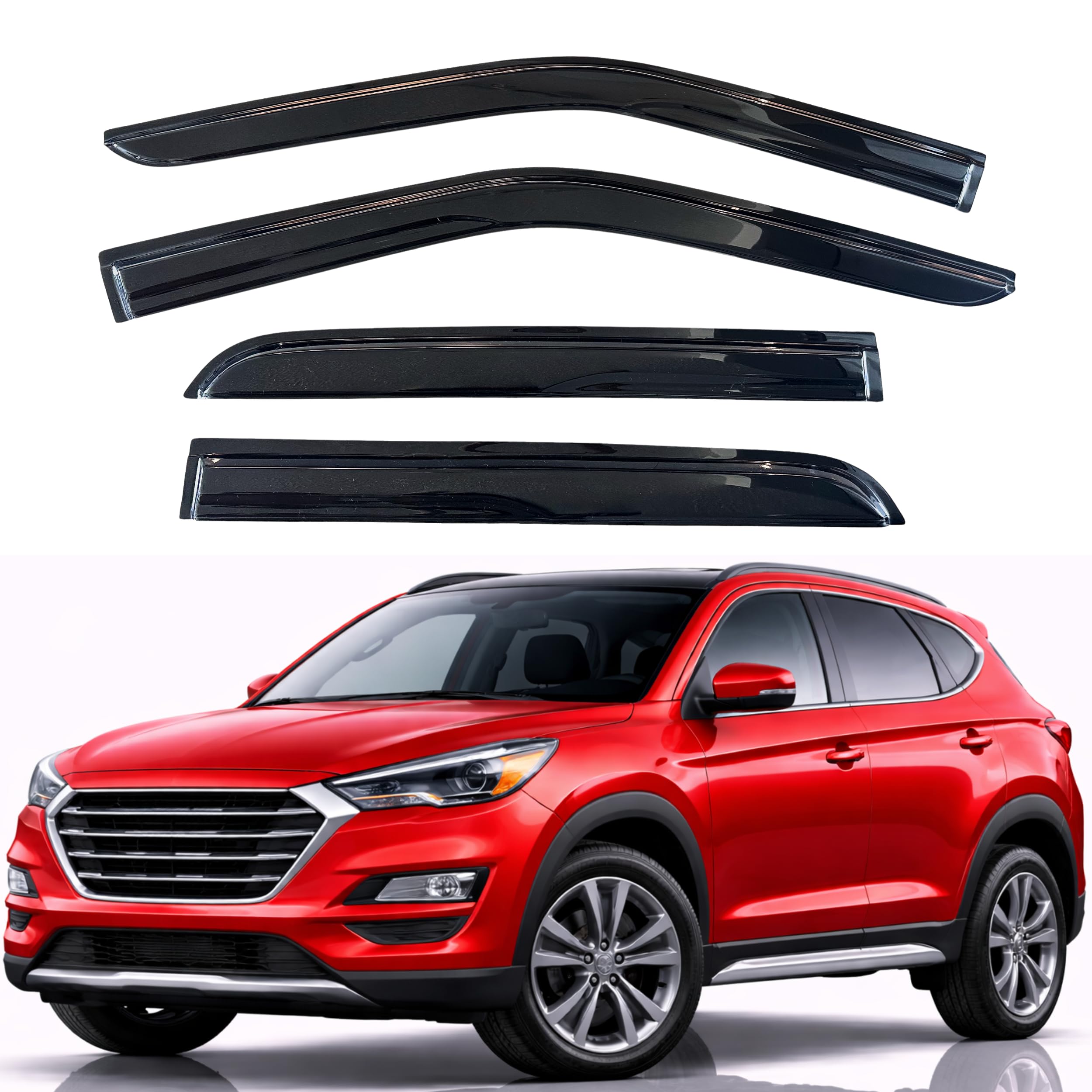 KPY Rain Guards Fit for 2016-2021 Hyundai Tucson