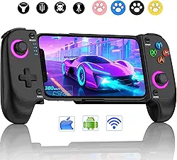 CYOYPPY Mobile Game Controller for iPhone/Android Wireless gaming controller Support Phone Case - Compatible with Xbox Game Pass, Steam Link, Call of Duty, Roblox & Minecraft