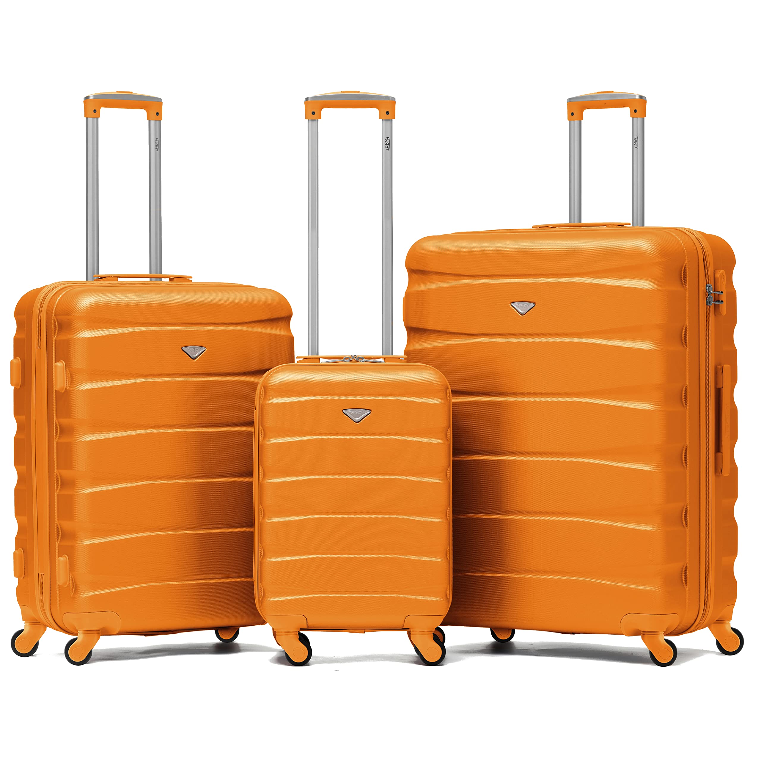 Flight Knight Lightweight 4 Wheel ABS Hard Case Medium Suitcase Approved for Over 100 Airlines Including easyJet, British Airways, Ryanair, Jet2, Emirates & Many More - Check-in Medium Size 25" — view 136