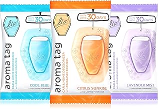 Lia Aroma Tag | Lavander Mist, Citrus Sunrise, Cool Blue Pack of 3