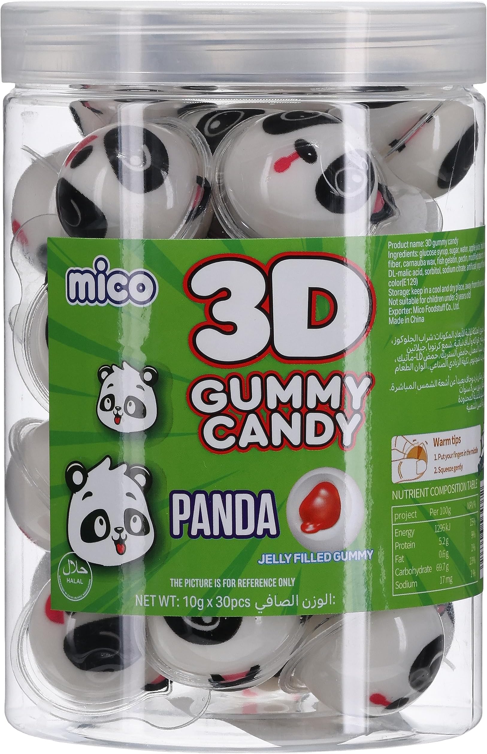 MICO3D Gummy Candy-Panda