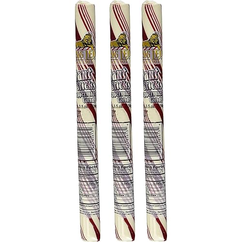 Giant Peppermint Stick, 3 Count (Pack of 1)