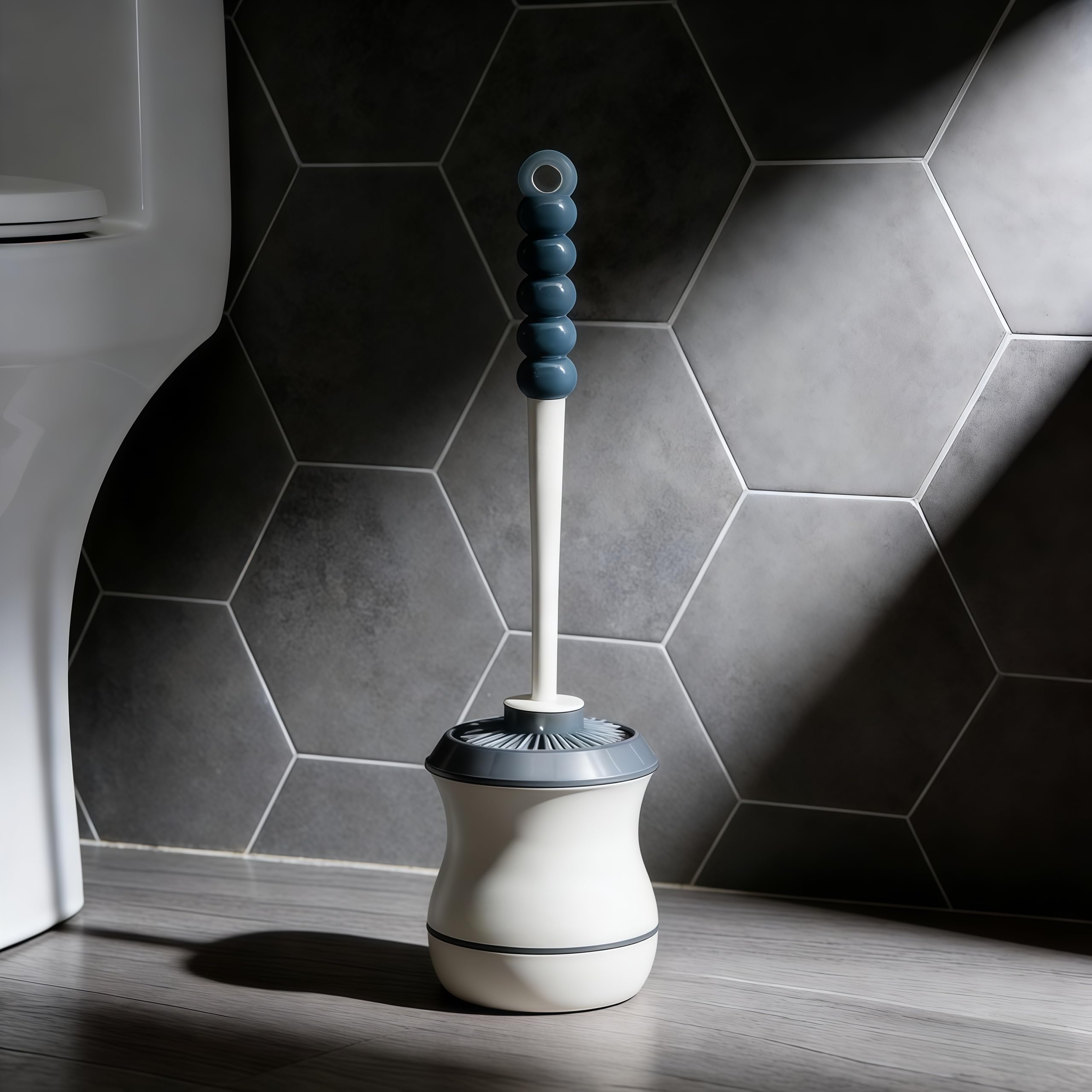 Juego de escobilla baño cerdas con Soporte