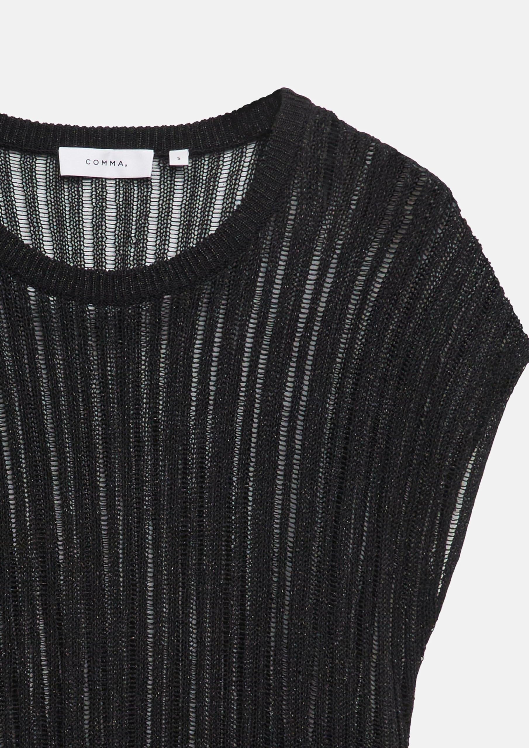 Comma Lockerer Poncho aus Viskosemix