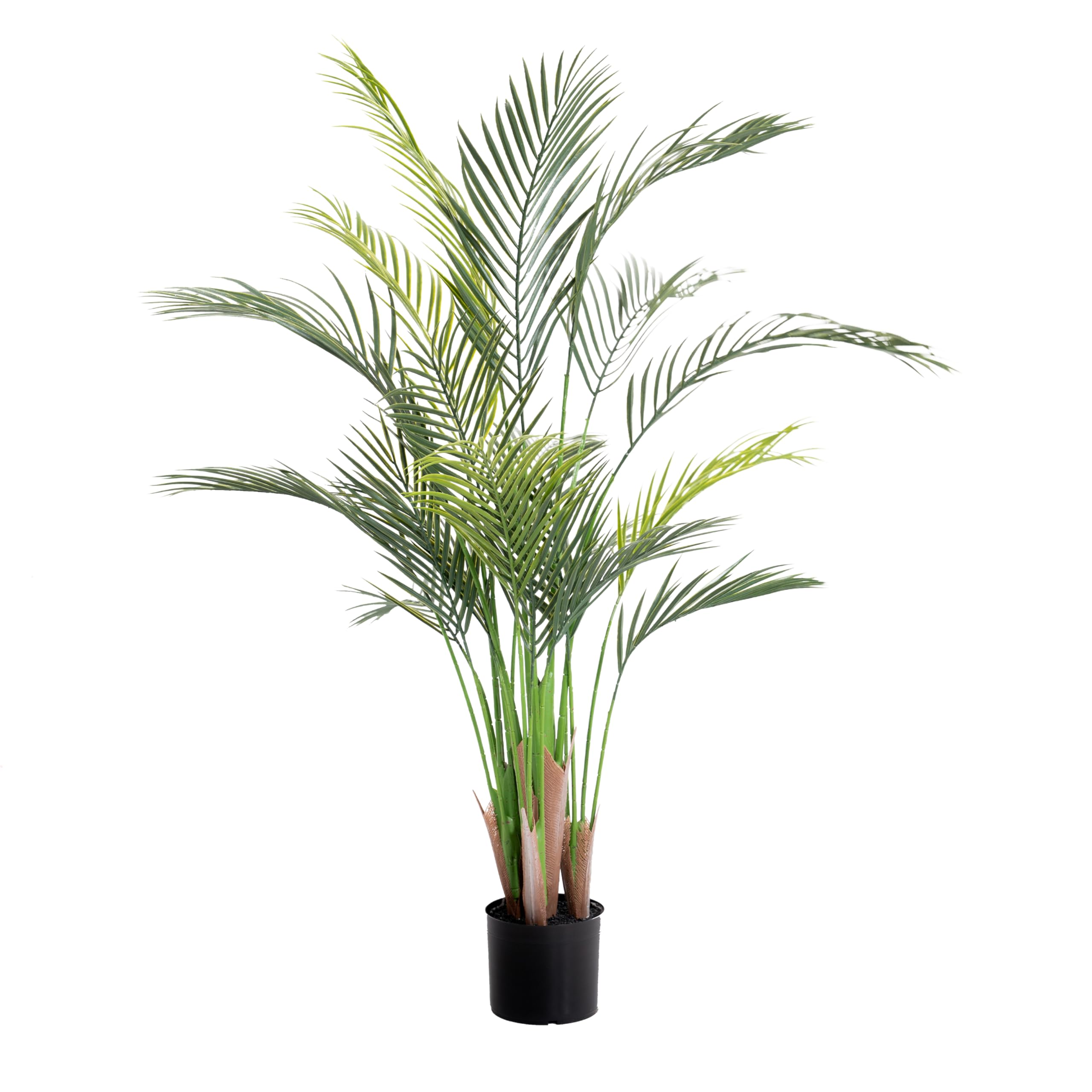 Blooming Artificial - Areca Palm Plant Indoor, Realistic Artificial Palm Tree for Garden, Home, and Office, Year Round Decorative Foliage, UV and Water Resistant (Green) (120cm) — image 1