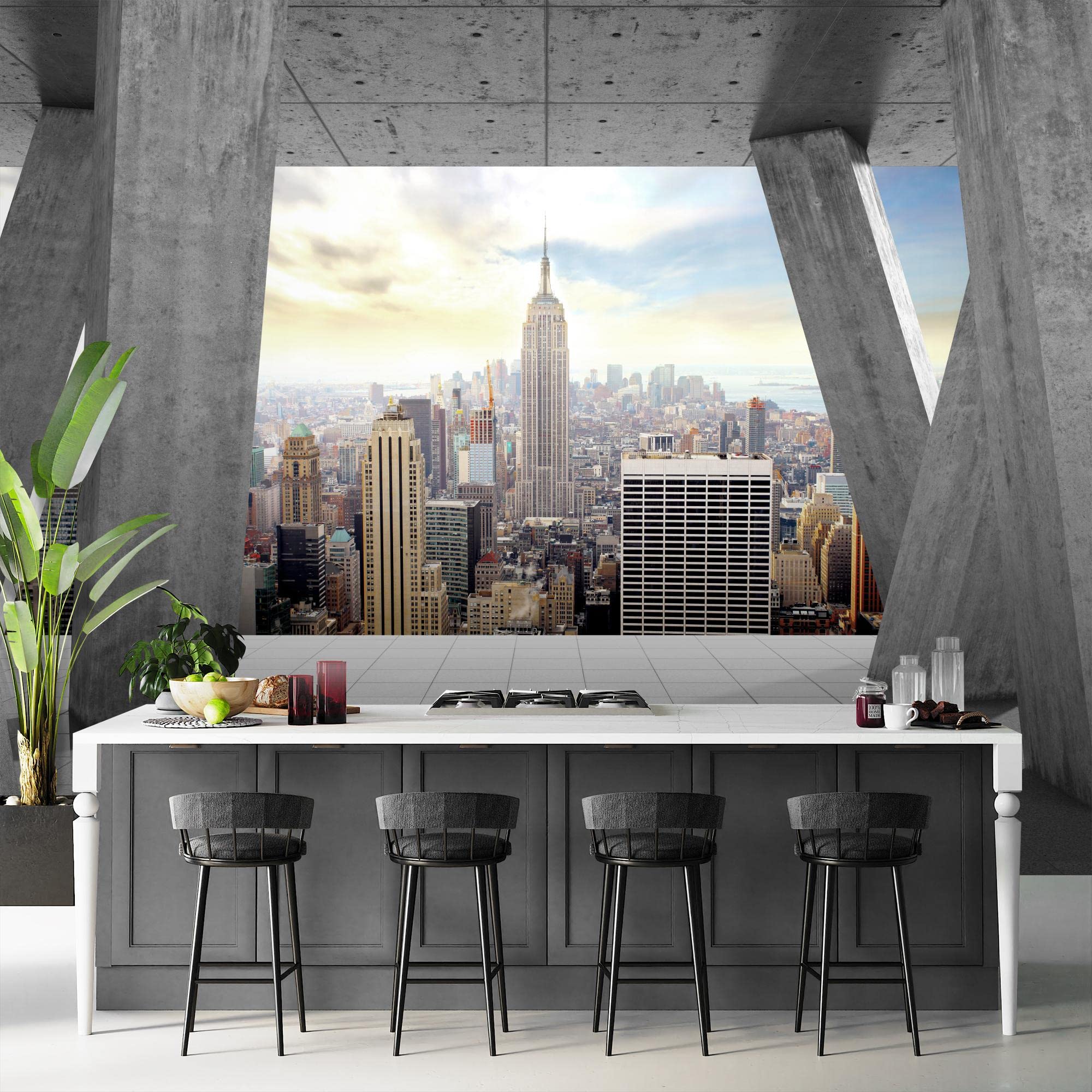 Runa Art Non-woven Wallpaper 396 X 280 Cm Mandala