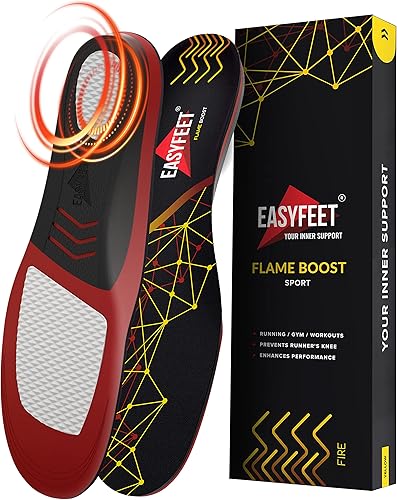 Miniatura 1 de Plantillas deportivas para zapatos deportivos para hombres y mujeres, ideales para deportes activos, caminar, correr, entrenamiento, senderismo,