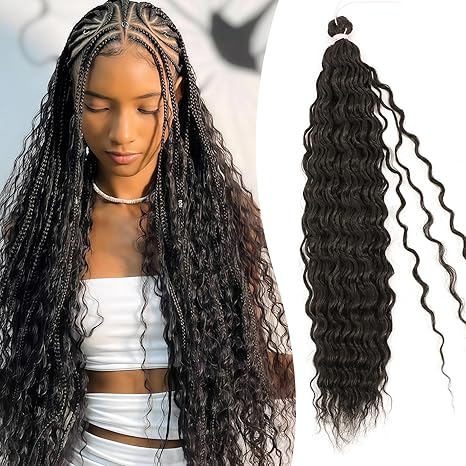 Boho Braids: Long Curly Braiding Hair