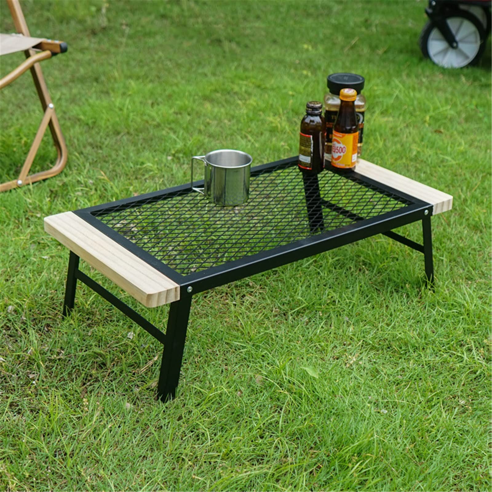 Amazon.co.jp: アウトドア ローテーブル 折りたたみキャンプファイヤー