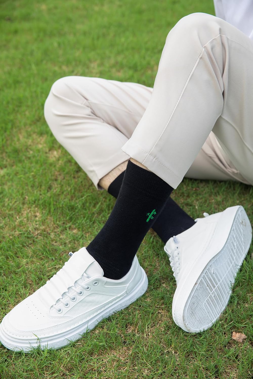 6 Pairs Mens Bamboo Rayon Dress Socks | All-Day Comfort Odor-Free | Soft Breathable... - Image 3
