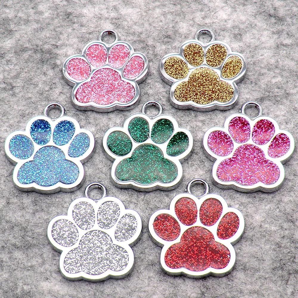 Venta Al Por Mayor, 100 Uds., Colgante Personalizado Con Etiqueta Para Perro Y Gato, Etiqueta Para Perro En Blanco, Placa De Identificación Para Perro, Placa De Identificación Grabable Para Mas