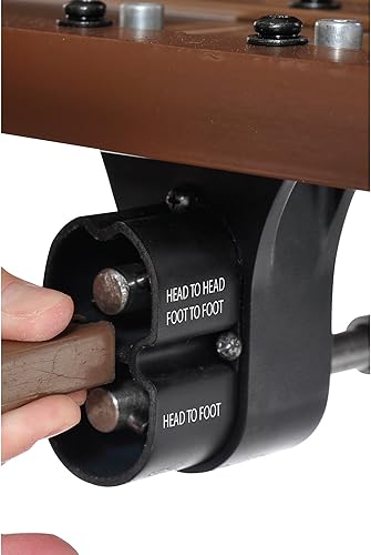 Vista 15 de Drive Medical Delta - Cama de hospital semieléctrica ultraligera, solo marco