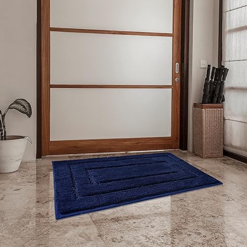 Miniatura 8 de KIECUSOY Tapete para interiores de 20 x 32 pulgadas, resistente a la suciedad y absorbente, tapete para puerta principal, antideslizante, lavable a