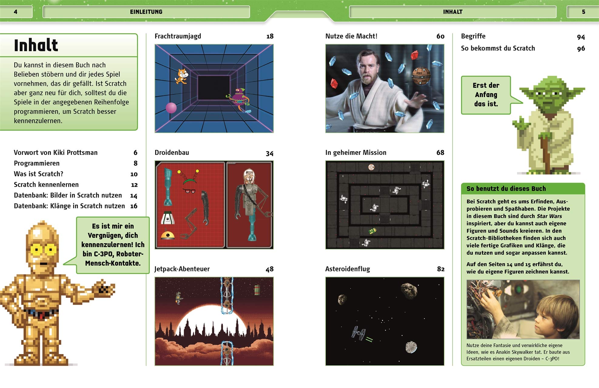 Star Wars™ Spiele programmieren: Mit Scratch™. Mit einfachen Anleitungen zum Programmieren von Animationen, Spielen und vielem mehr!