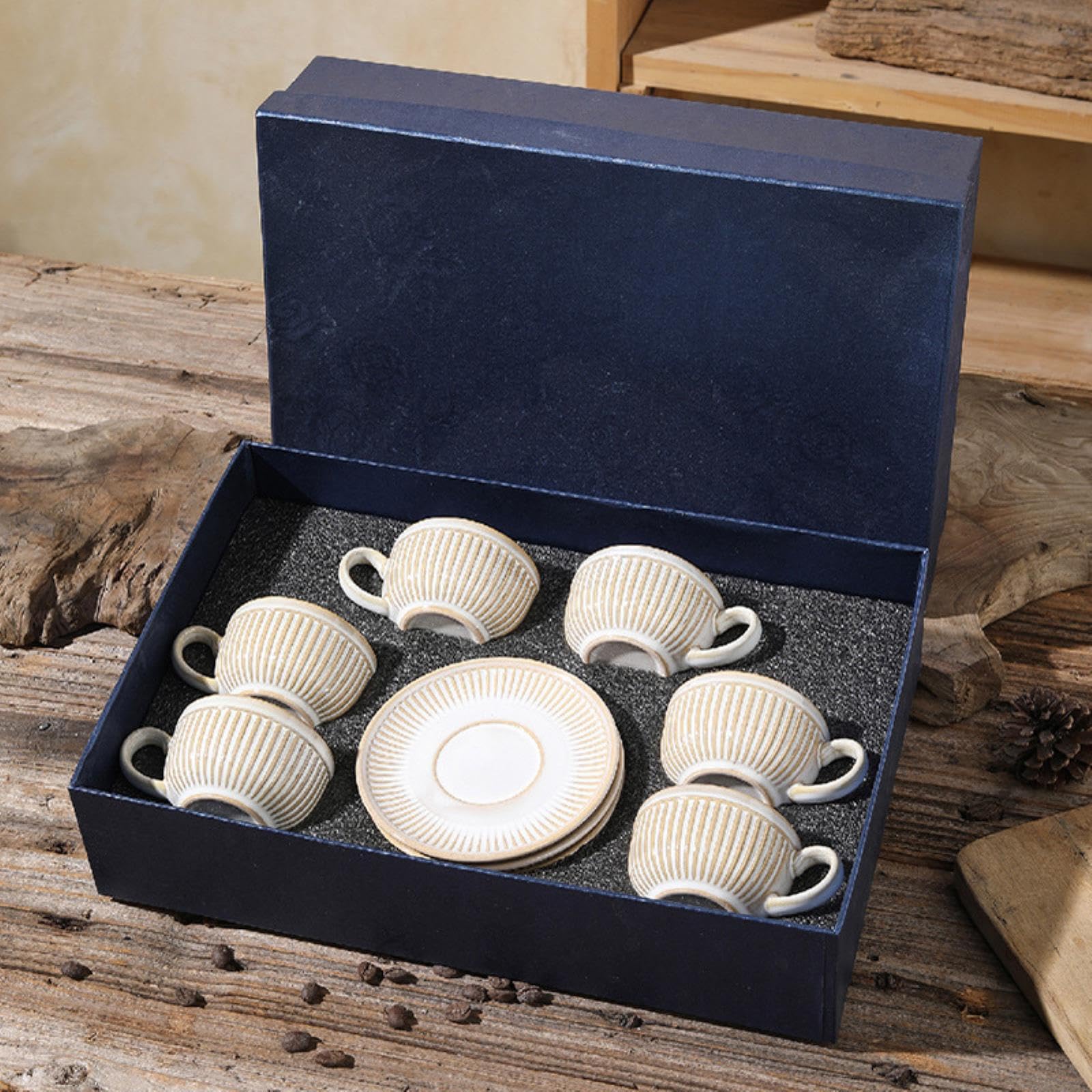 Amazon.com | 90ml/3oz Vintage Espresso Cup And Plate Set Ceramic