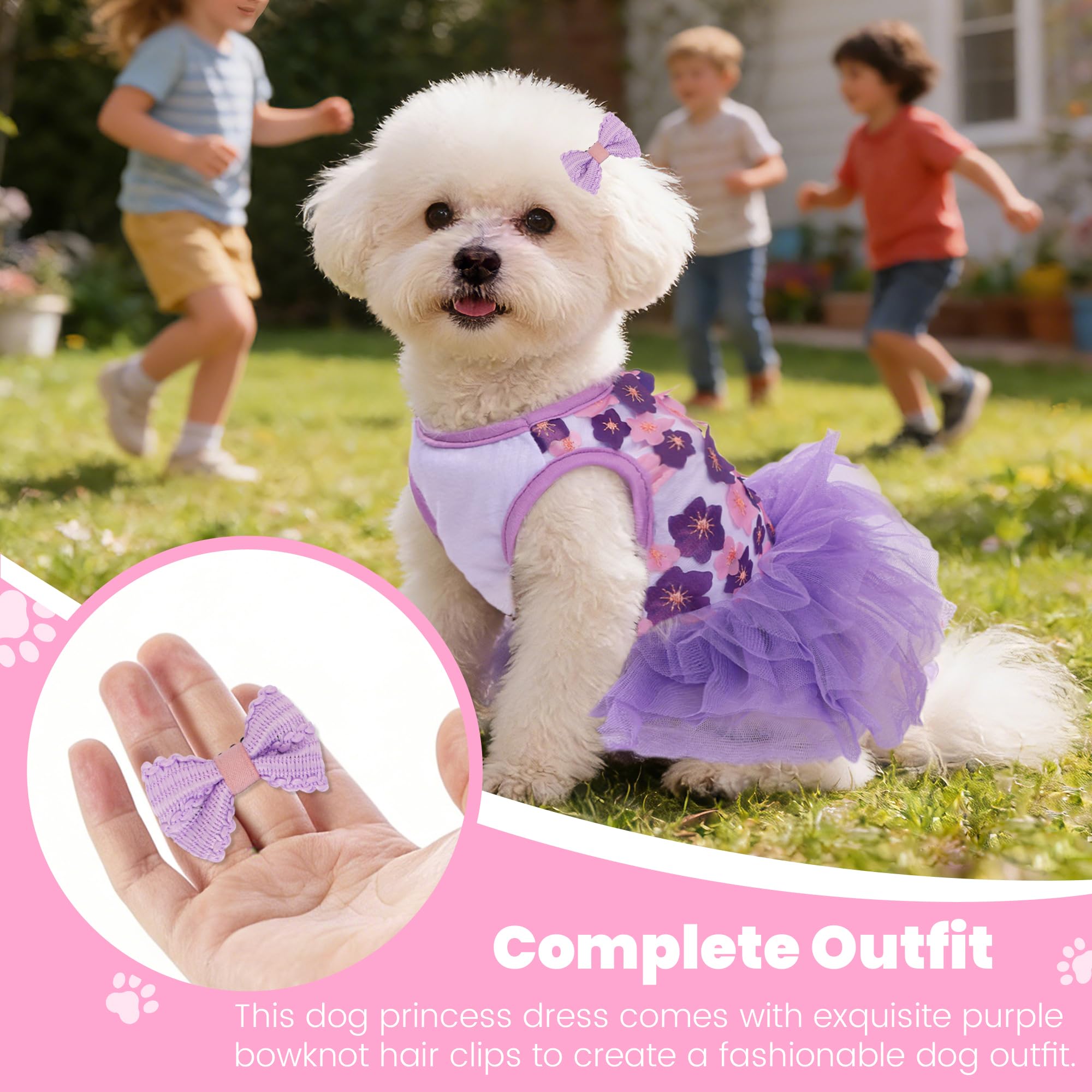 Amazon.com : SIMCAPY Dog Dress, Fashion Puppy Tutu Princess