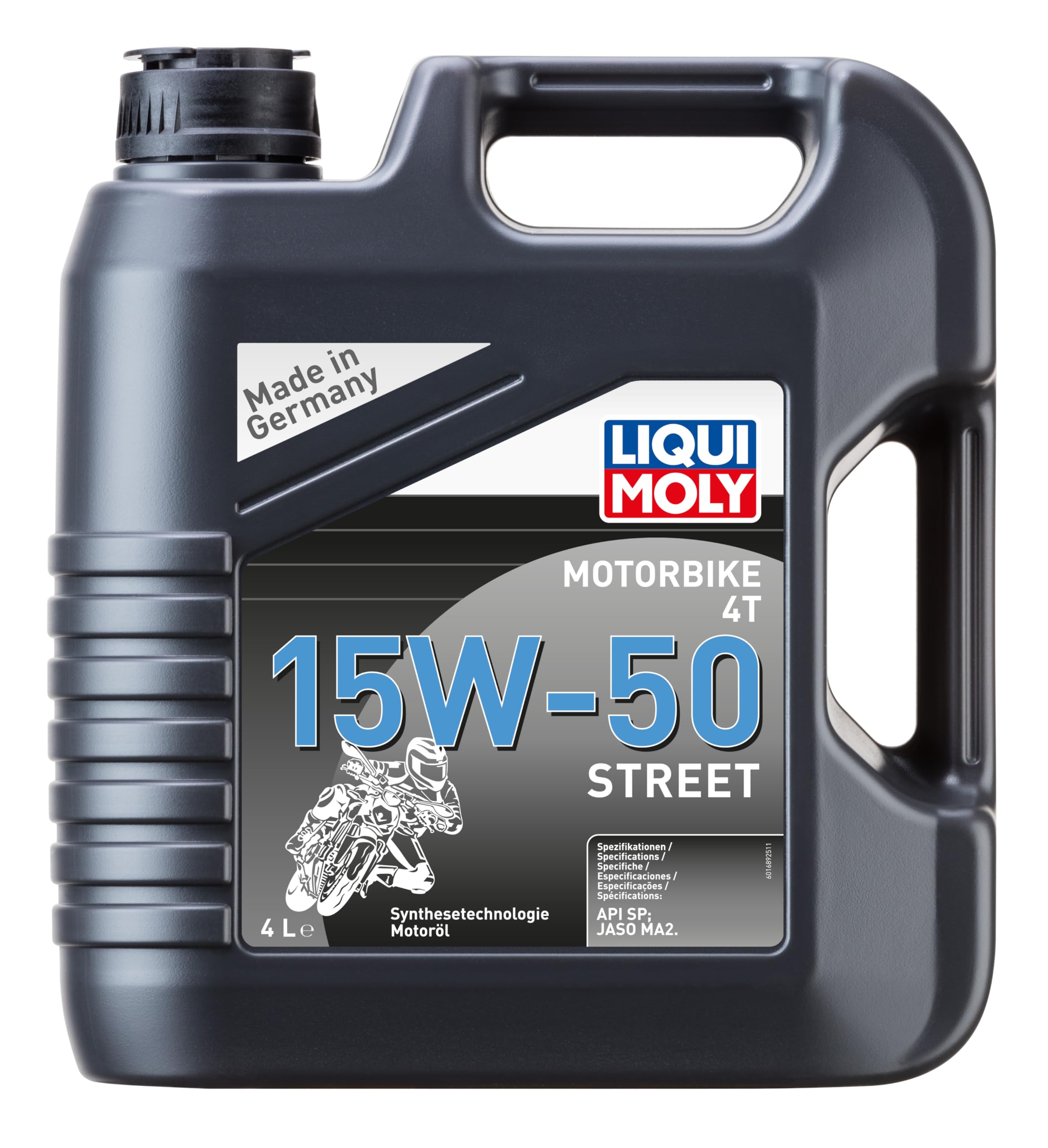 LIQUI MOLY Motorbike 4T 20W-50 Street | 4 L | Motorrad 4-Takt-Öl | Art.-Nr.: 1696