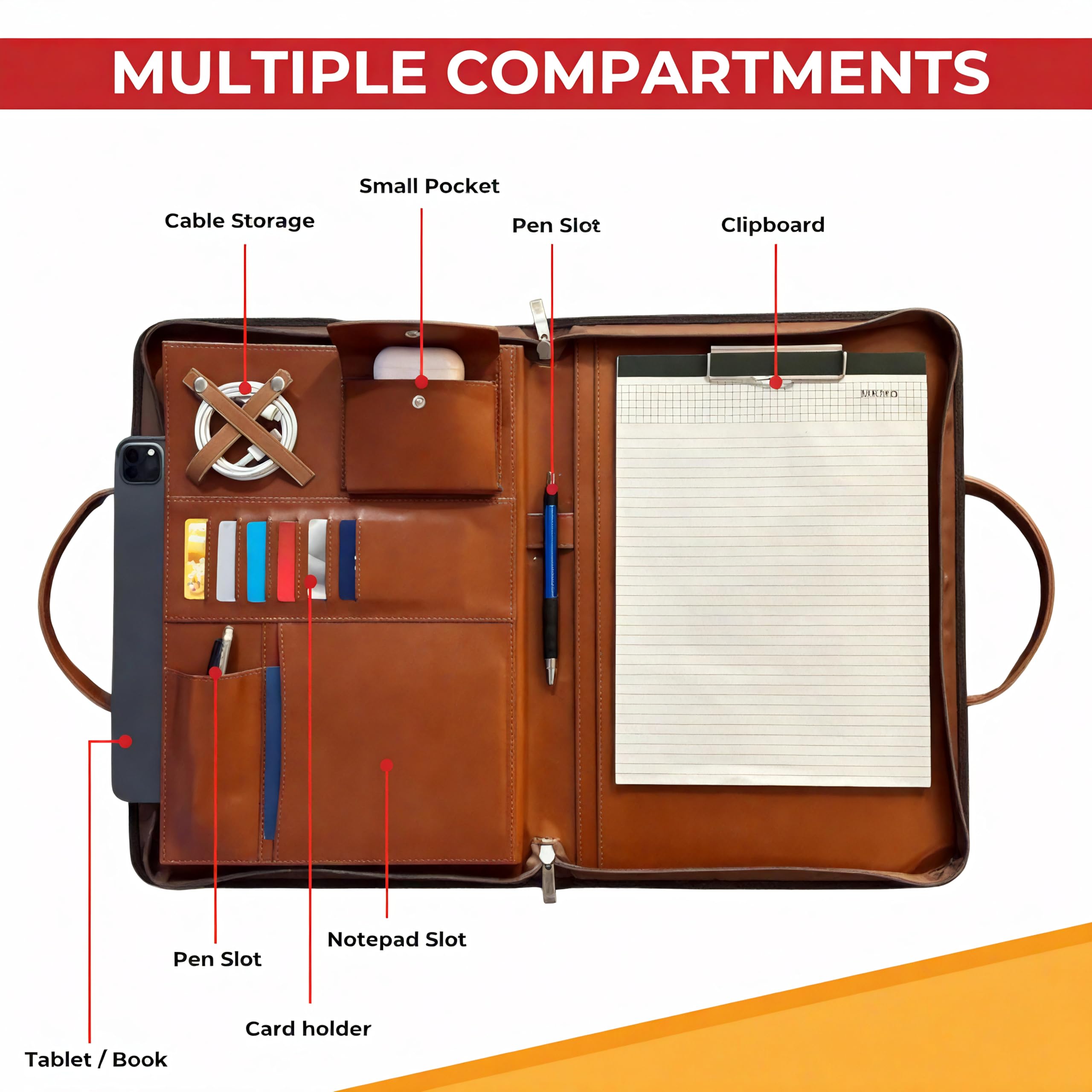 Funtacy Padfolio Ring Binder