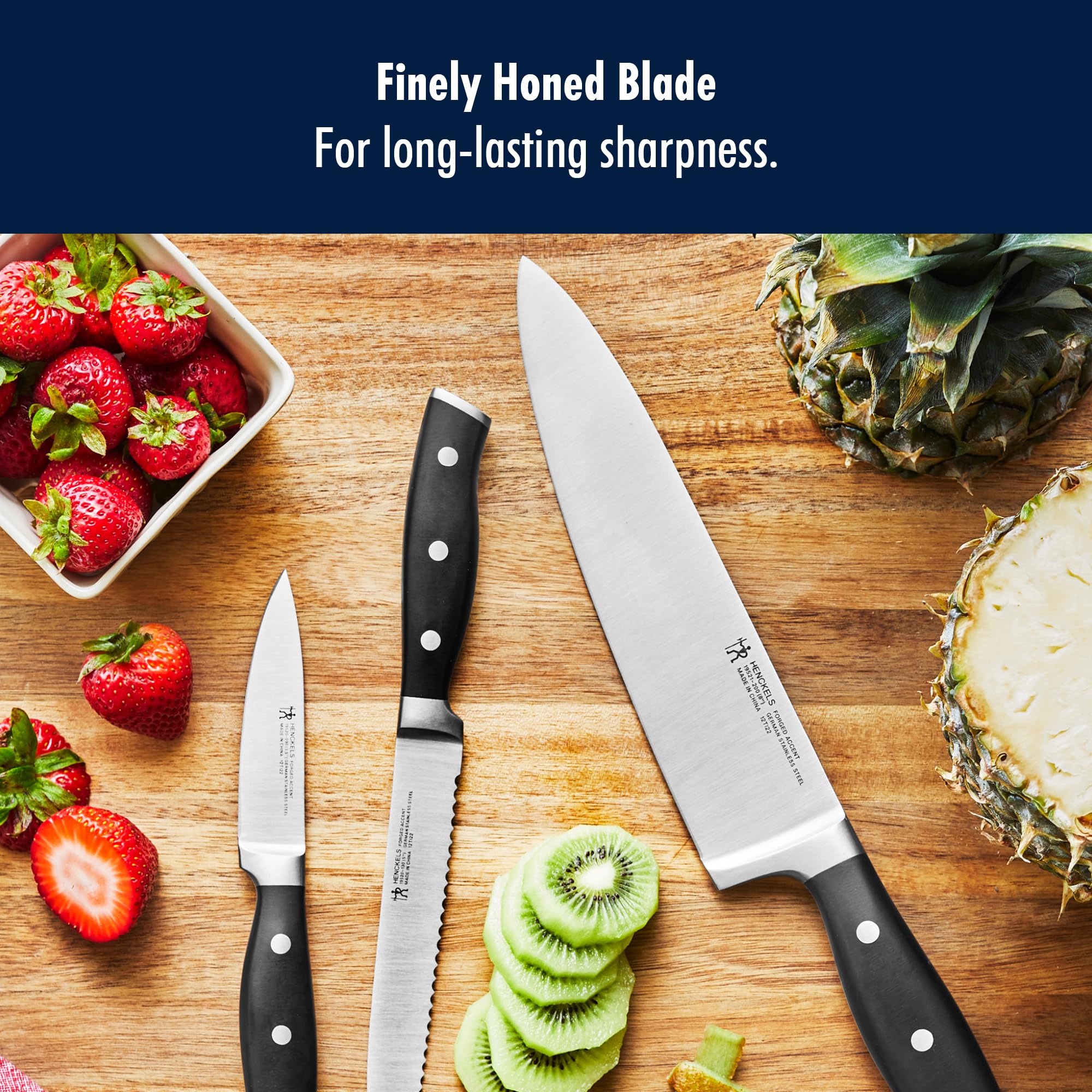 HENCKELS Forged Accent Razor-Sharp 8-inch Chef's Knife, Black, German Engineered Informed by 100+ Years of Mastery — Amazon image 8