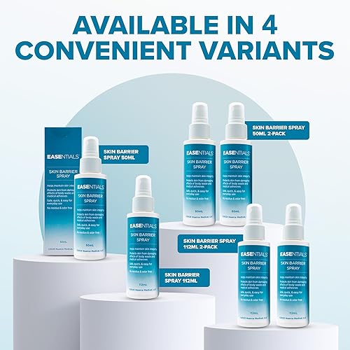 Miniatura 8 de Spray de barrera para la ostomía de secado rápido y bajos residuos, ideal para pieles sensibles, preparación de silicona en aerosol para aplicación