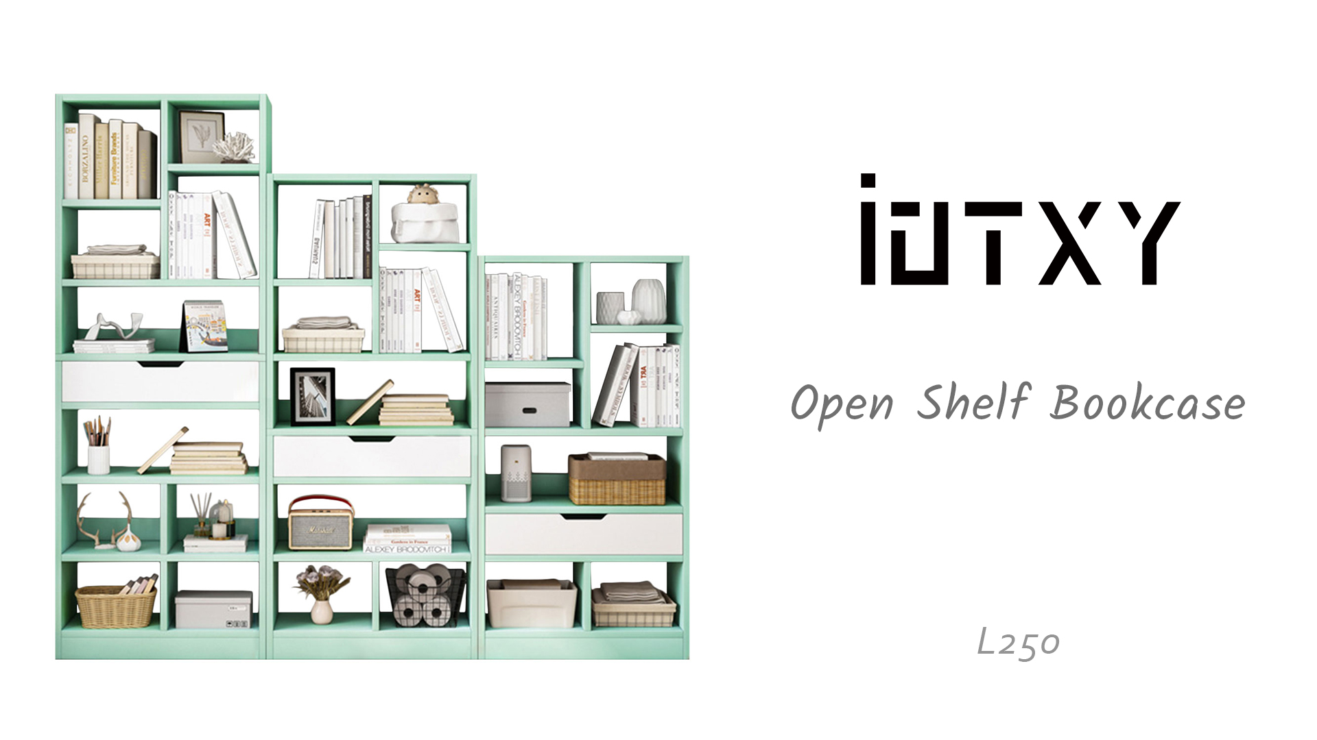 置物 TAKAHIRO 4ck138c Amazon.com: IOTXY Wooden Open Shelf Bookcase - 51 Inches
