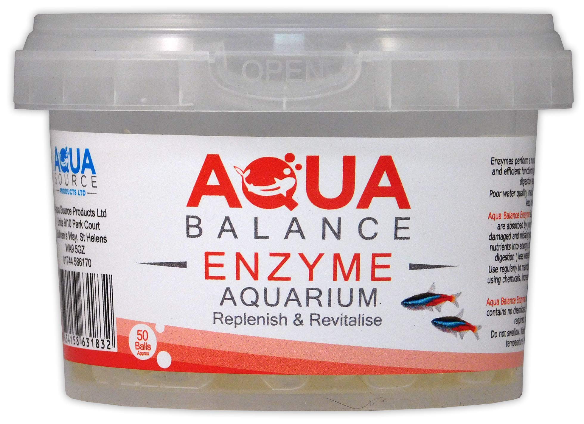 Aqua SourceAqua Balance Enzyme Aquarium (50 balls)