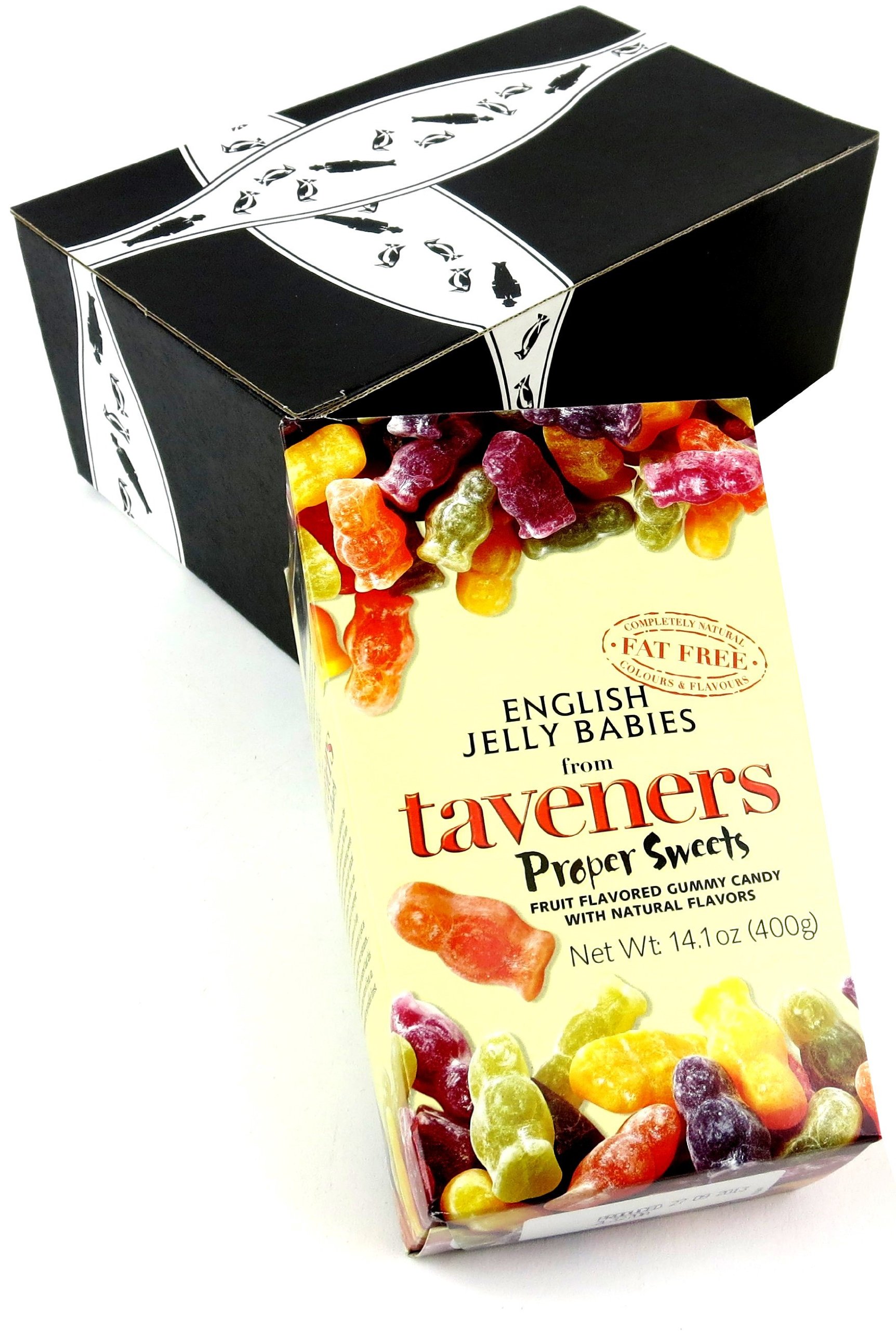 Taveners Proper Sweets English Jelly Babies 14 Oz Box