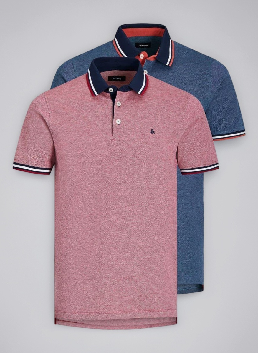 Mens 2 Pack Short Sleeve Polos