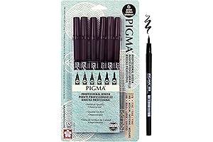 SAKURA Pigma Sensei Pens: Masterful Brushstrokes with Professional Precision