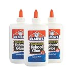 Elmer's Liquid School Glue, White, Washable, 7.625 Ounces, 3 Count Slime Kit – view 1