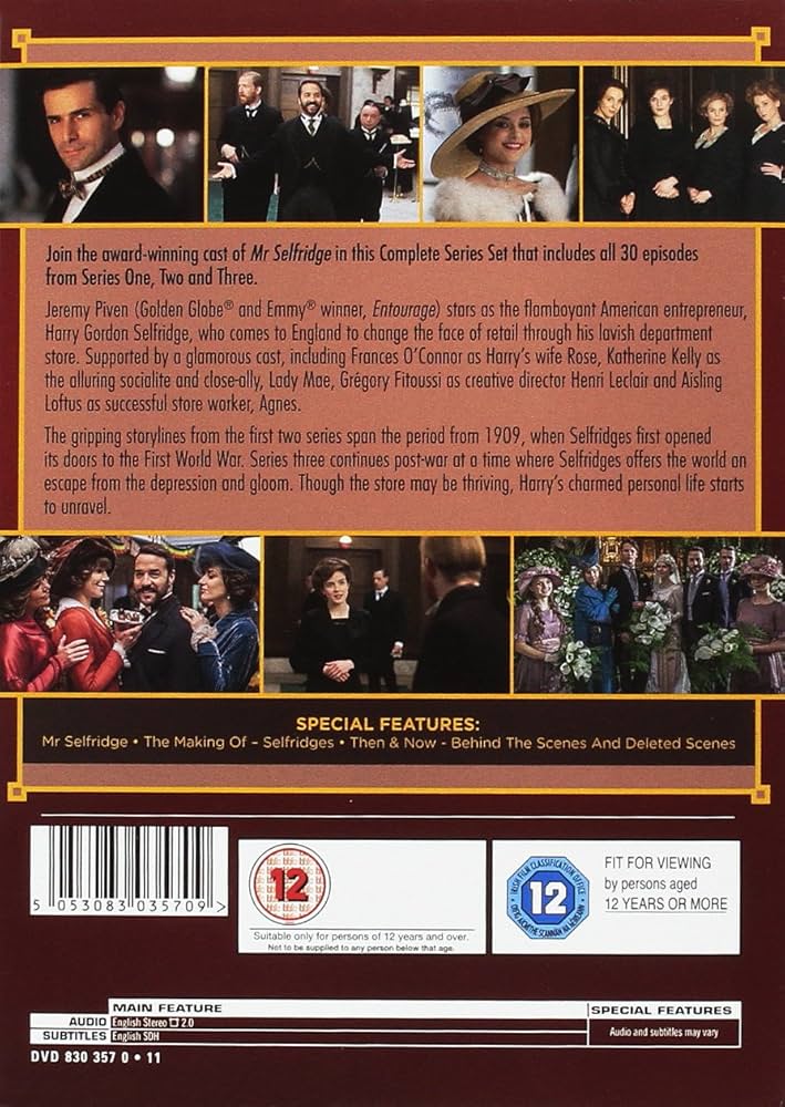 Mr Selfridge - Series 1-3 [DVD][PAL][英国輸入盤] 81crT6Zgk7L._UF894,1000_QL80_.jpg